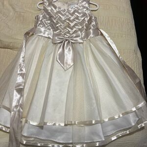 Elegant Cream Kids Dress